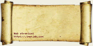 Žanka Pribaković vizit kartica